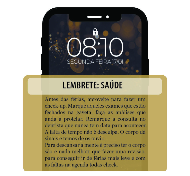 Lembrete: Saúde