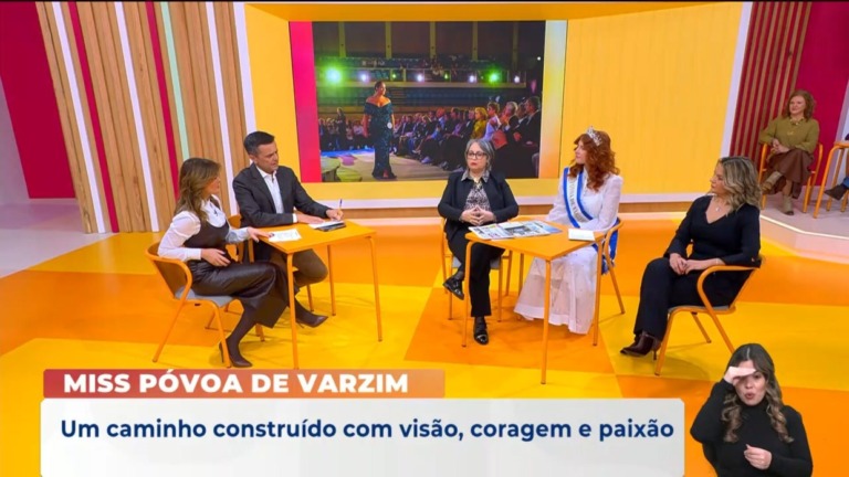 Miss Póvoa em destaque na “Praça da Alegria” da RTP